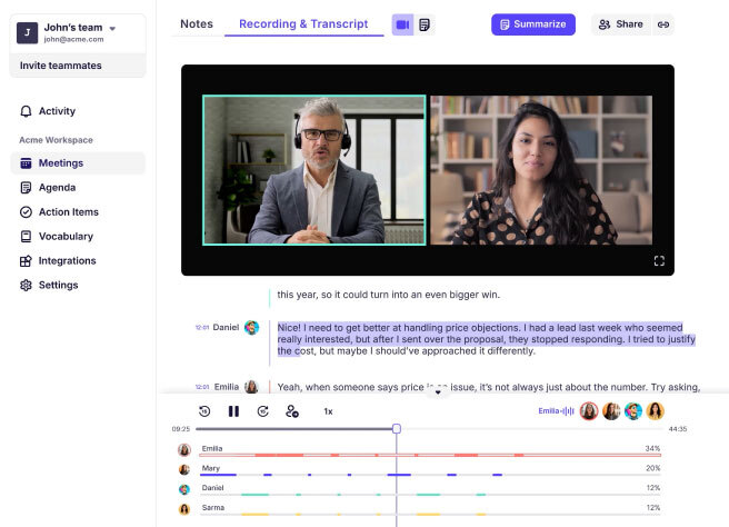 Transcription & Recording