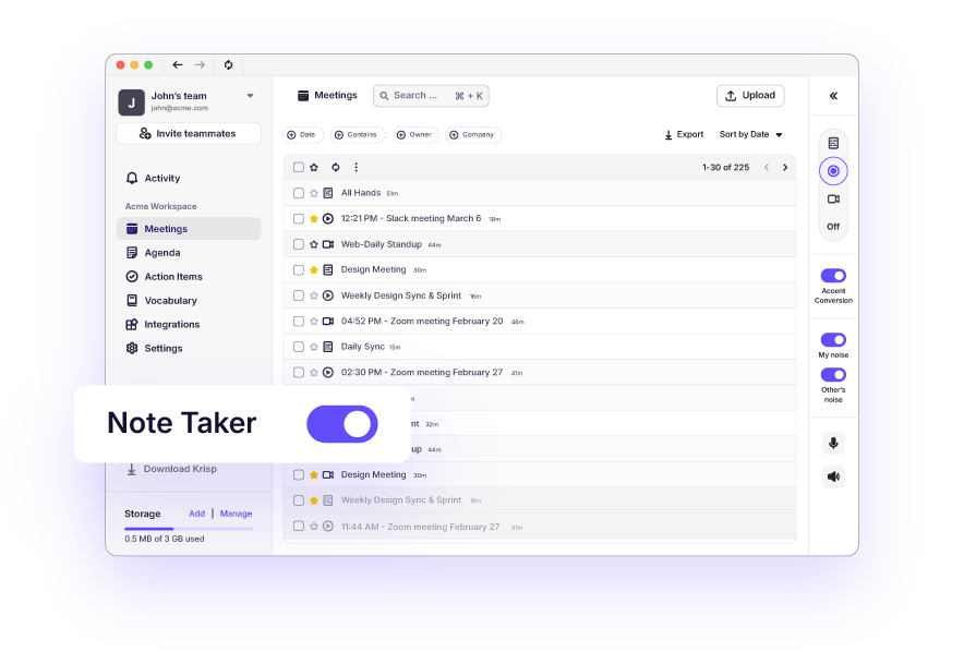Get your notes—instantly and intelligently