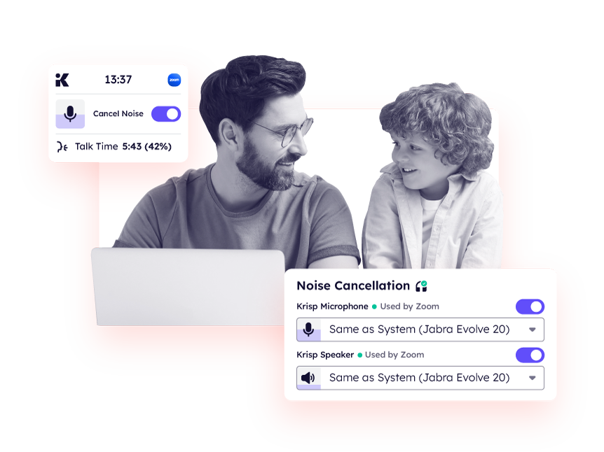 Sales man in a meeting