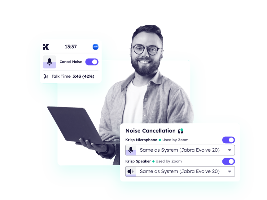 Freelancer man in a meeting