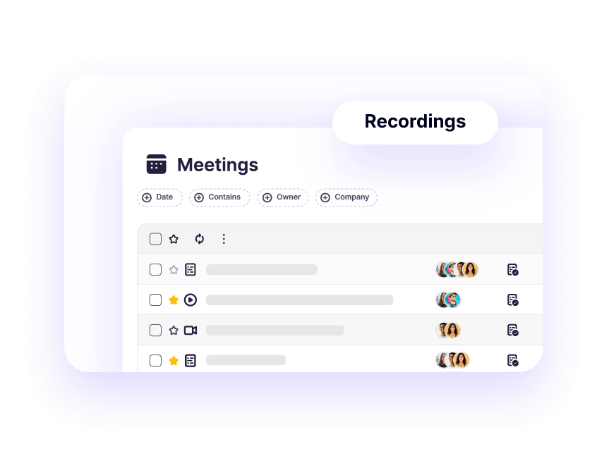 Krisp AI Note Taker Recordings